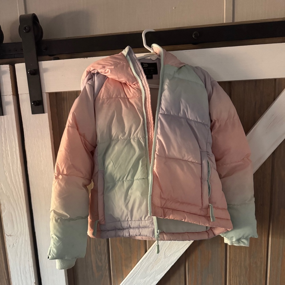 Target Girls Puffer jacket size 6